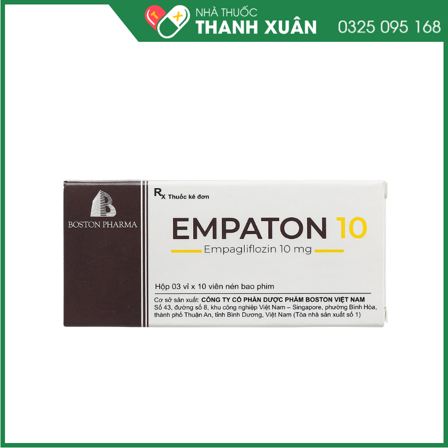 Empaton 10 điều trị đái tháo đường type 2